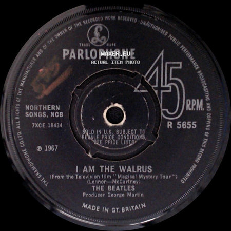 The Beatles - I Am The Walrus / Hello, Goodbye side A