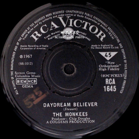 The Monkees - Daydream Believer / Goin' Down side A