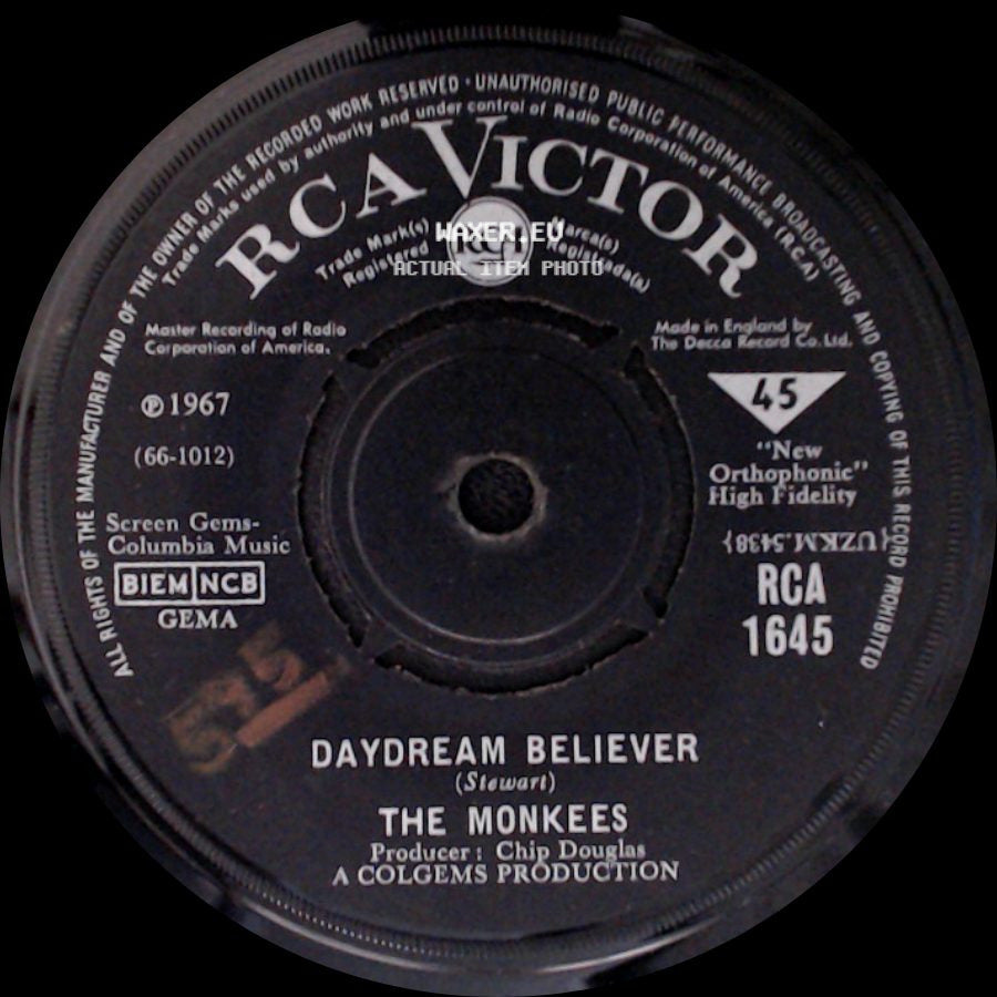 The Monkees - Daydream Believer / Goin' Down side A