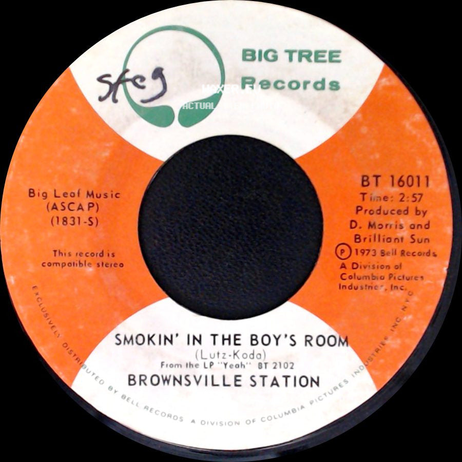 Brownsville Station - Barefootin' / Smokin' In The Boy's Room side B