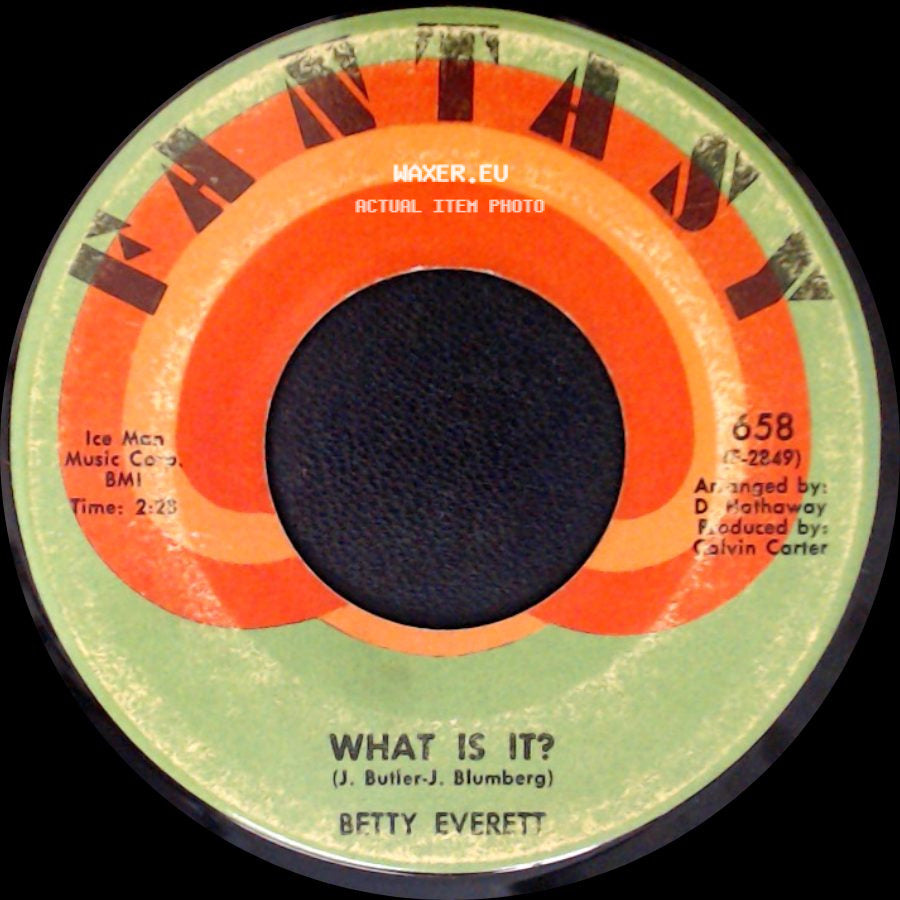Betty Everett - Ain't Nothing Gonna Change Me / What Is It? side B