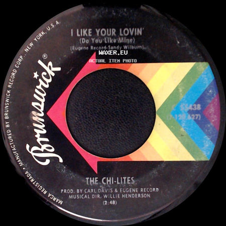 The Chi-Lites - You're No Longer Part Of My Heart / I Like Your Lovin' (Do You Like Mine) side B