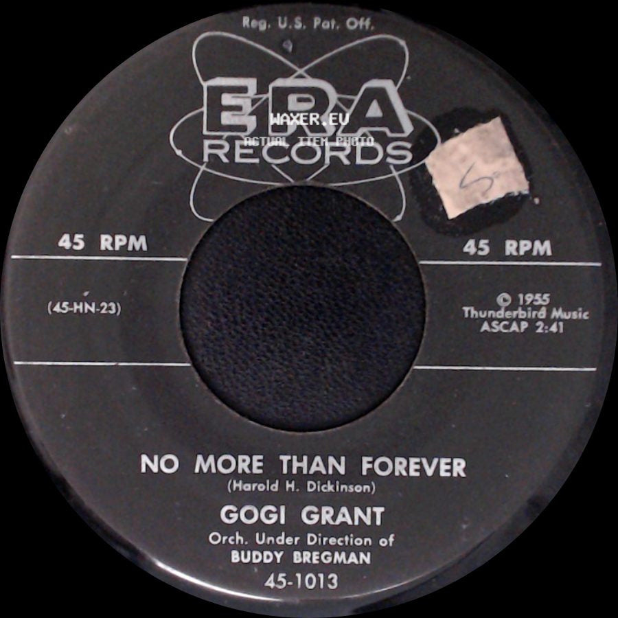 Gogi Grant - No More Than Forever / The Wayward Wind side A