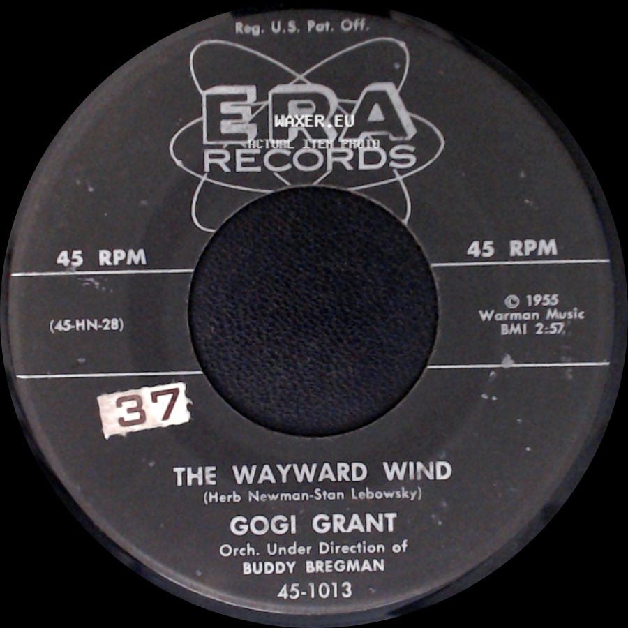 Gogi Grant - No More Than Forever / The Wayward Wind side B