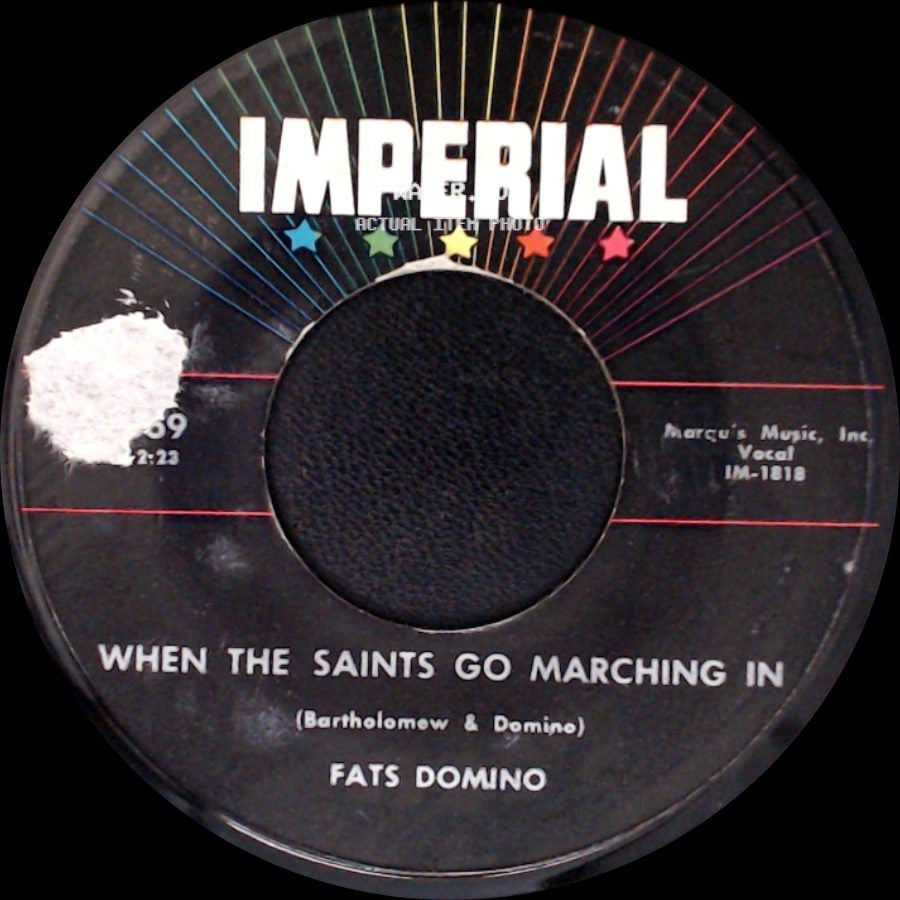 Fats Domino - When The Saints Go Marching In / Telling Lies side A