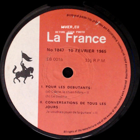 Unknown Artist - La France / La France side A