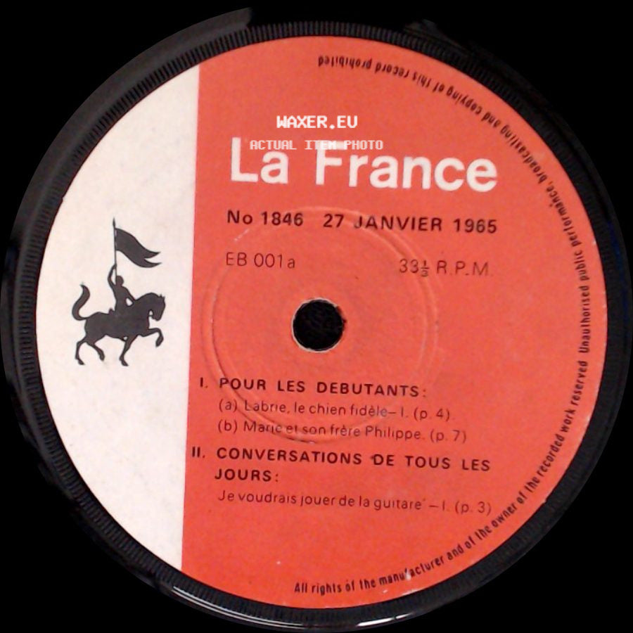 Unknown Artist - La France / La France side B
