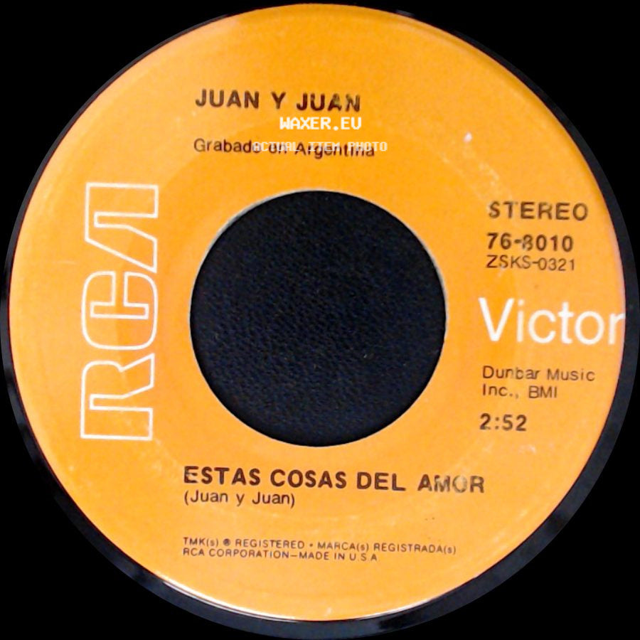 Juan Y Juan - Balada Para Un Gordo / Estas Cosas Del Amor side B