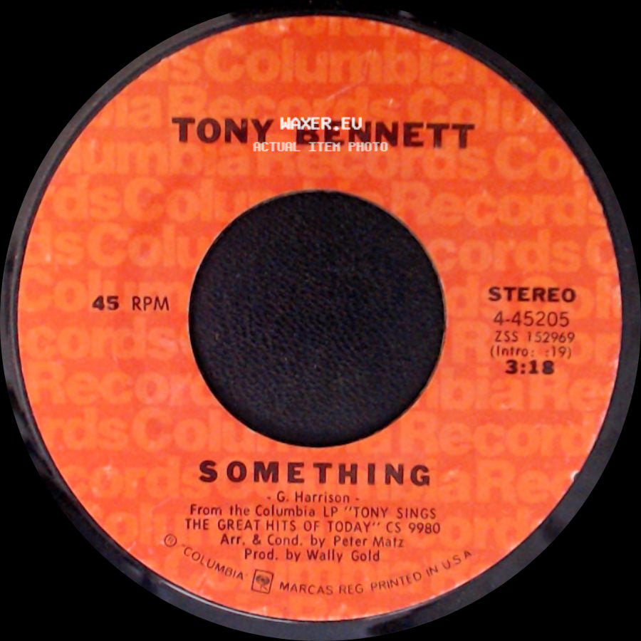 Tony Bennett - Something / Think How It's Gonna Be side A