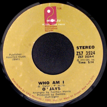 O'jays - Love Train / Who Am I side B