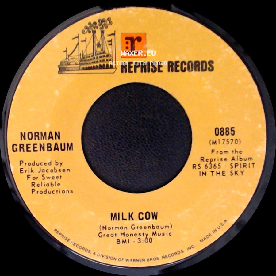 Norman Greenbaum - Spirit In The Sky / Milk Cow side B