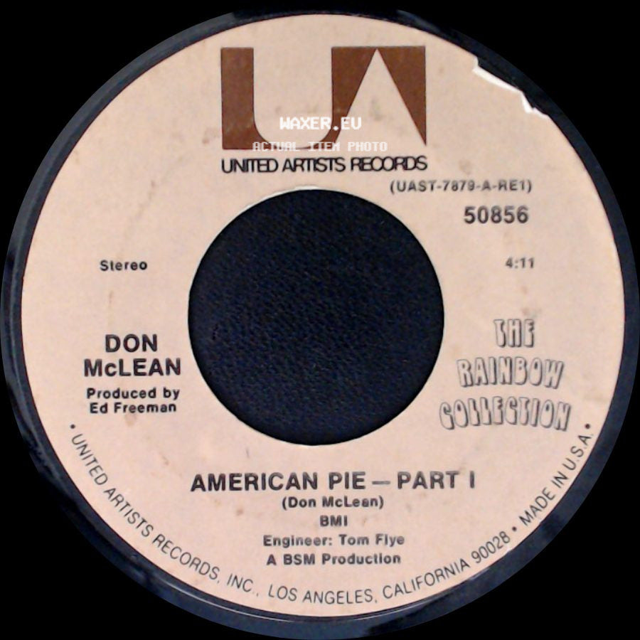 Don Mclean - American Pie - Part Ii / American Pie - Part I side B