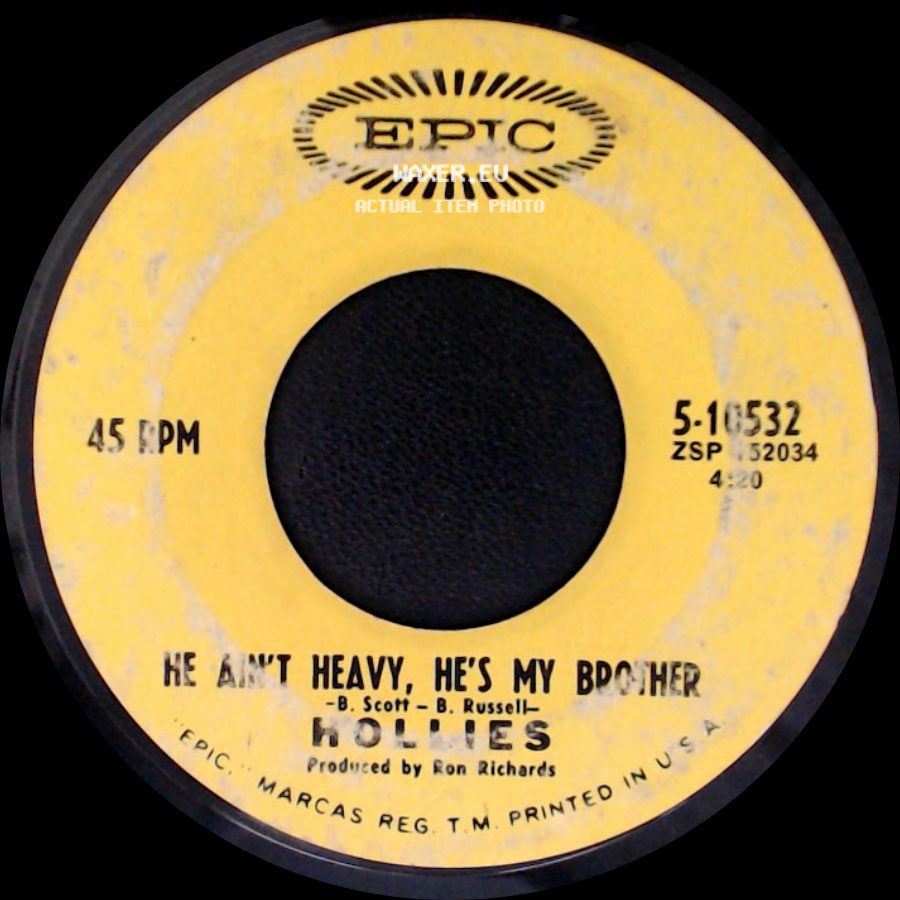 Hollies - Cos You Like To Love Me / He Ain't Heavy, He's My Brother side B