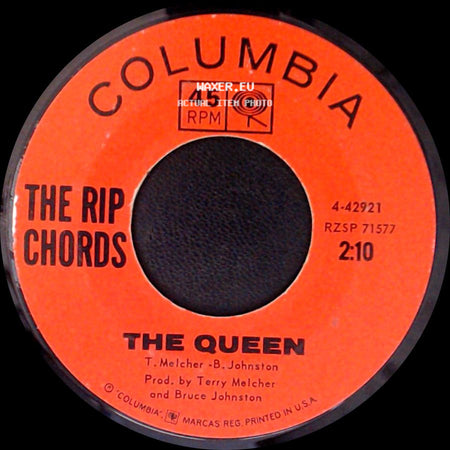 The Rip Chords - Hey Little Cobra / The Queen side B