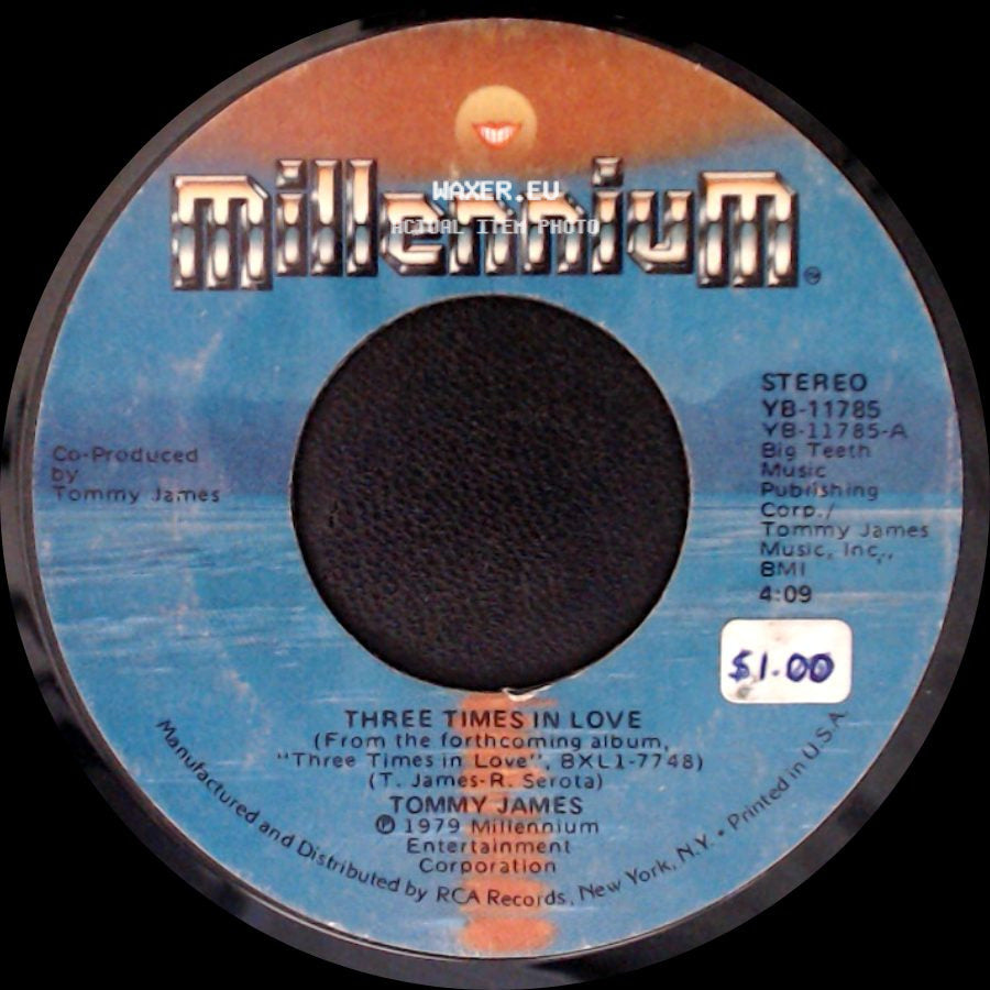 Tommy James - I Just Wanna Play The Music / Three Times In Love side B