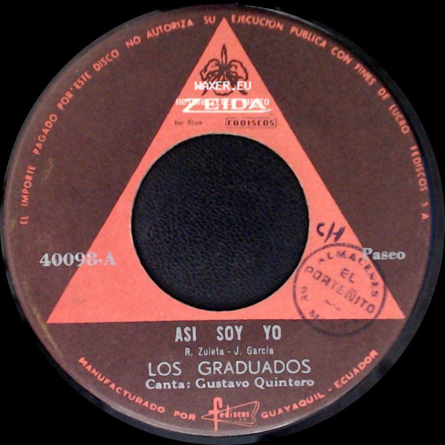 Los Graduados - El Conductor - La Pata Pela Los Gotereros - La Mija / Asi Soy Yo side B