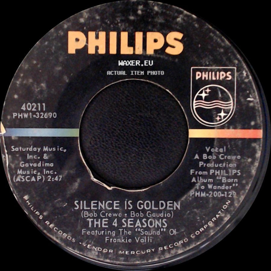 The 4 Seasons - Silence Is Golden / Rag Doll side A