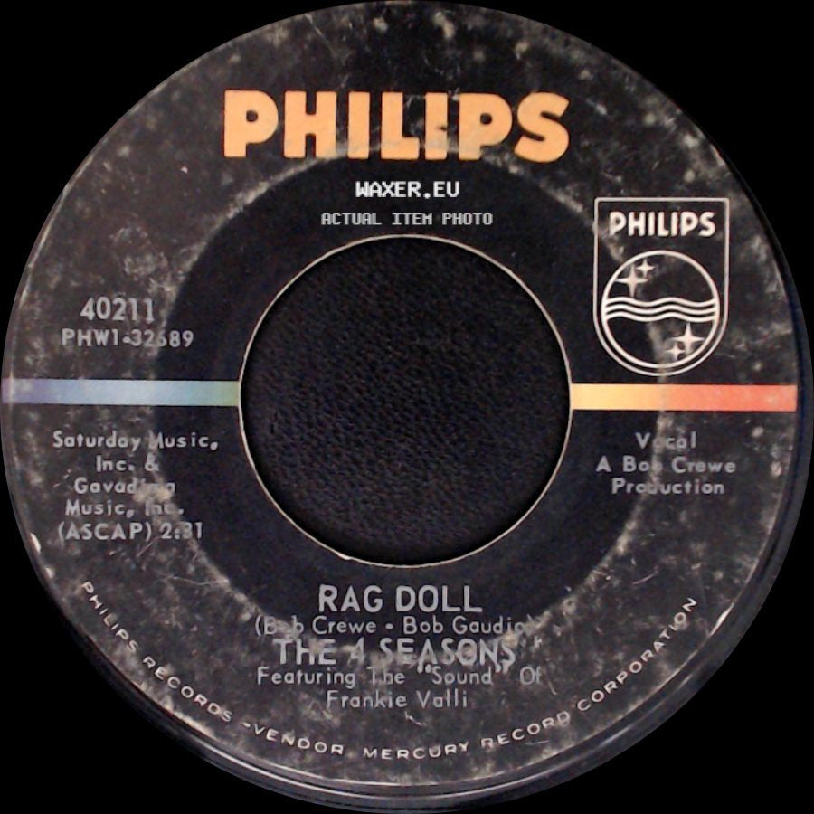 The 4 Seasons - Silence Is Golden / Rag Doll side B