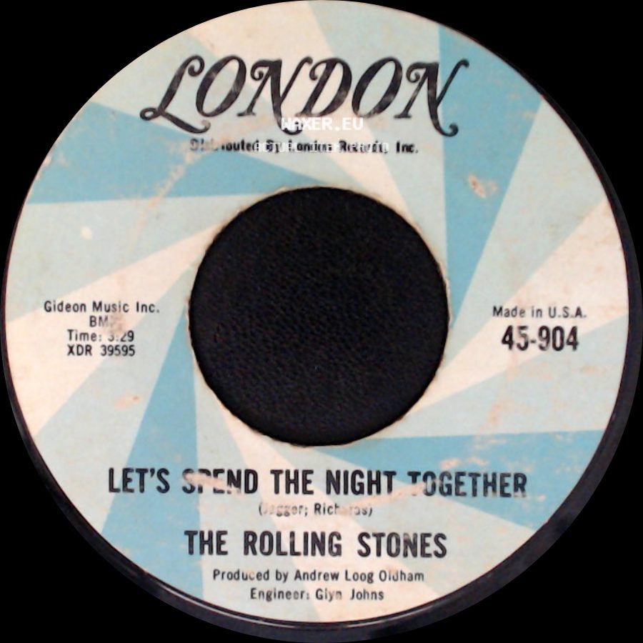 The Rolling Stones - Let's Spend The Night Together / Ruby Tuesday side A