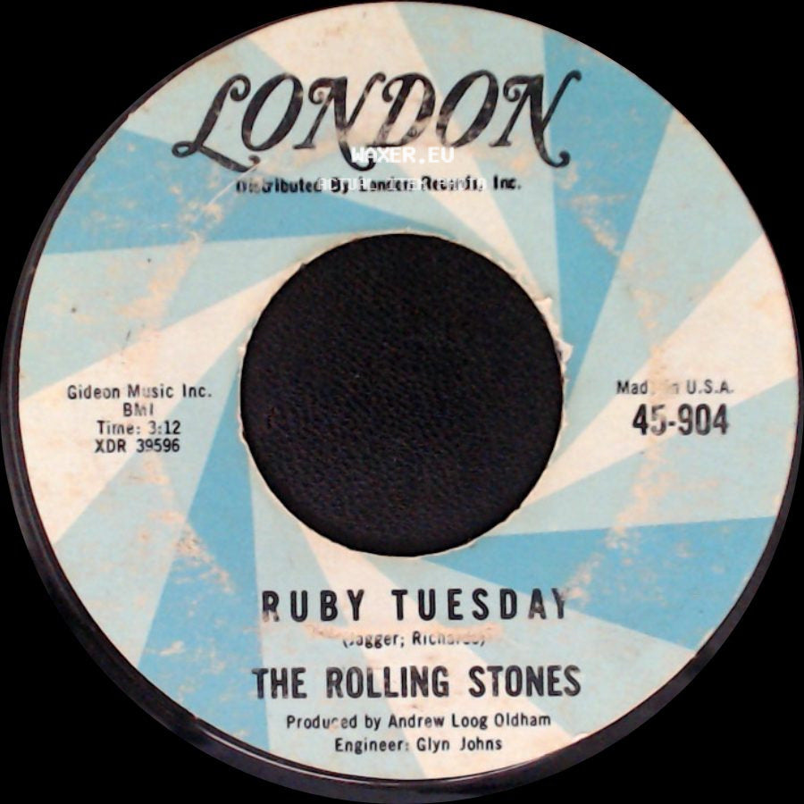 The Rolling Stones - Let's Spend The Night Together / Ruby Tuesday side B