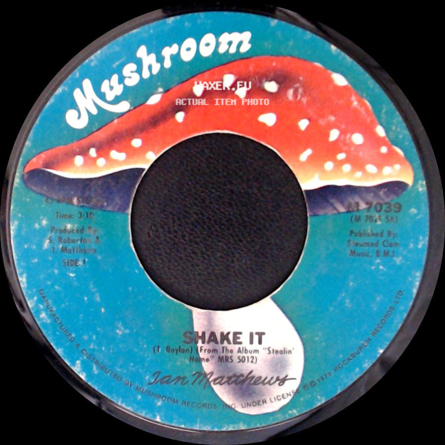 Ian Matthews - Shake It / Stealin' Home side A