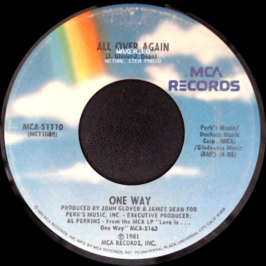 One Way - All Over Again / Push side A