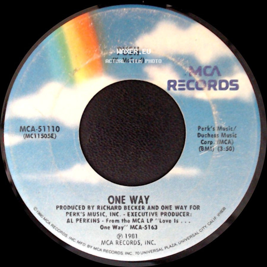 One Way - All Over Again / Push side B