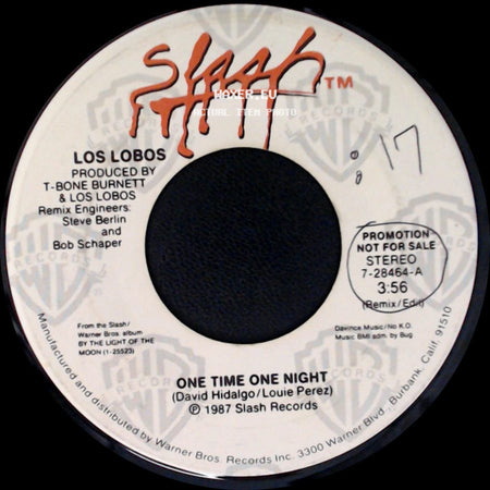 Los Lobos - One Time One Night / One Time One Night side B