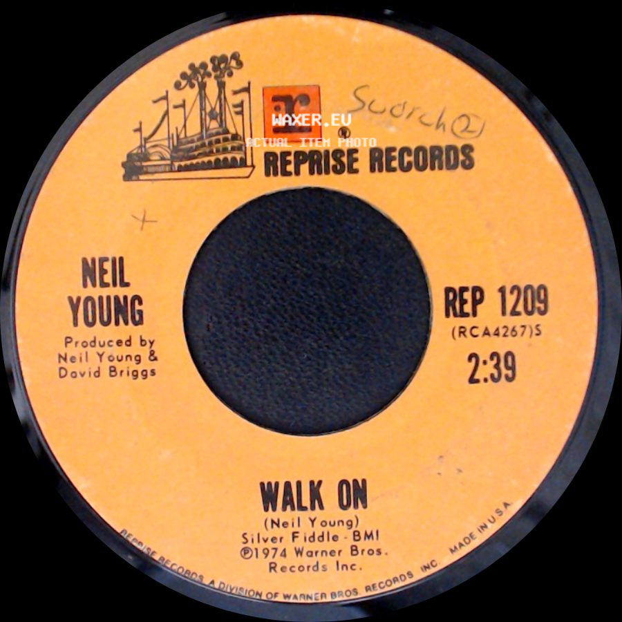 Neil Young - For The Turnstiles / Walk On side B
