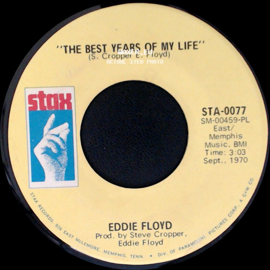 Eddie Floyd - My Little Girl / The Best Years Of My Life side B