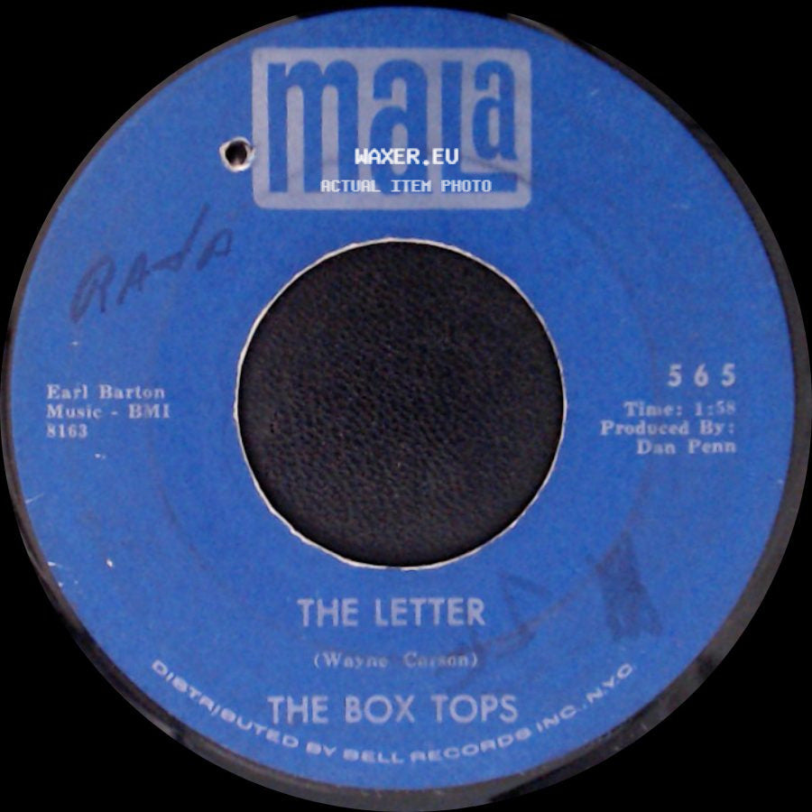 The Box Tops - The Letter / Happy Times side A