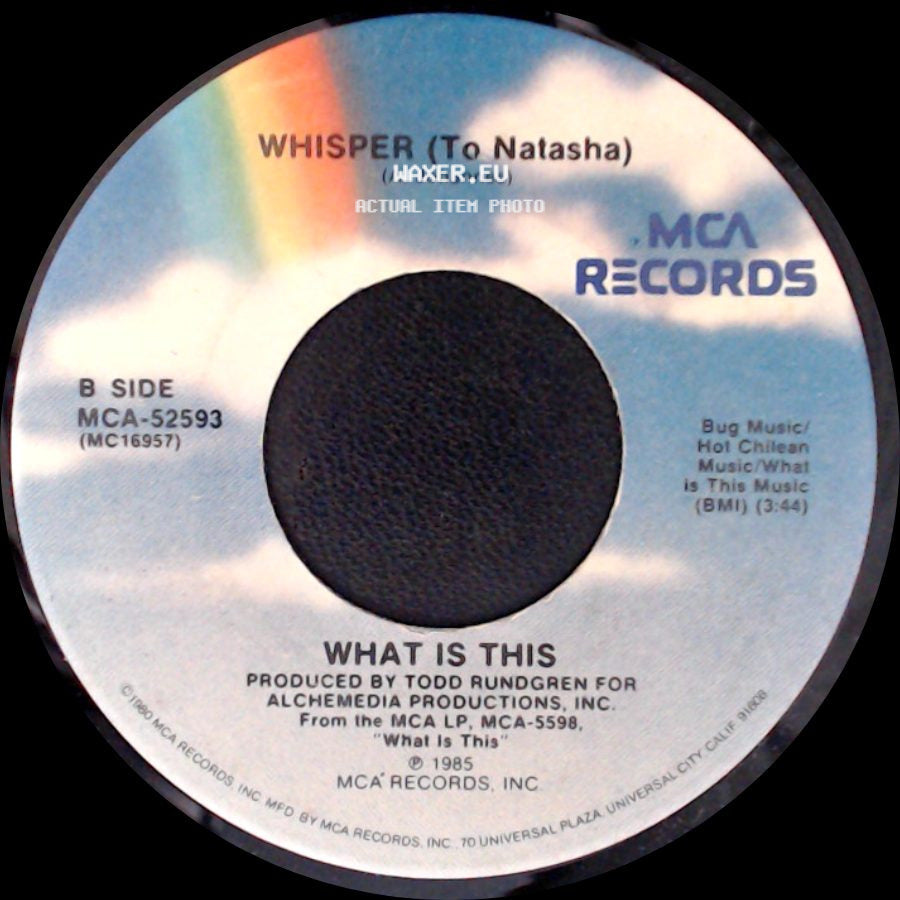 Unknown Artist - I'll Be Around / What Is This side B