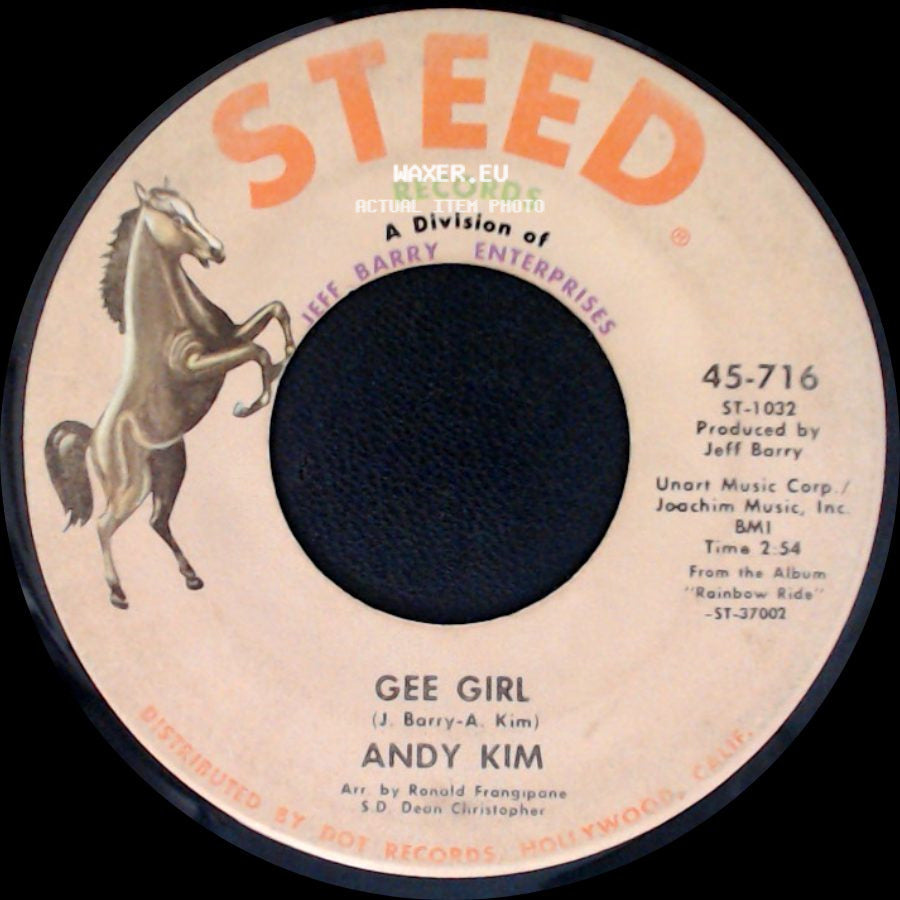 Andy Kim - Baby, I Love You / Gee Girl side B
