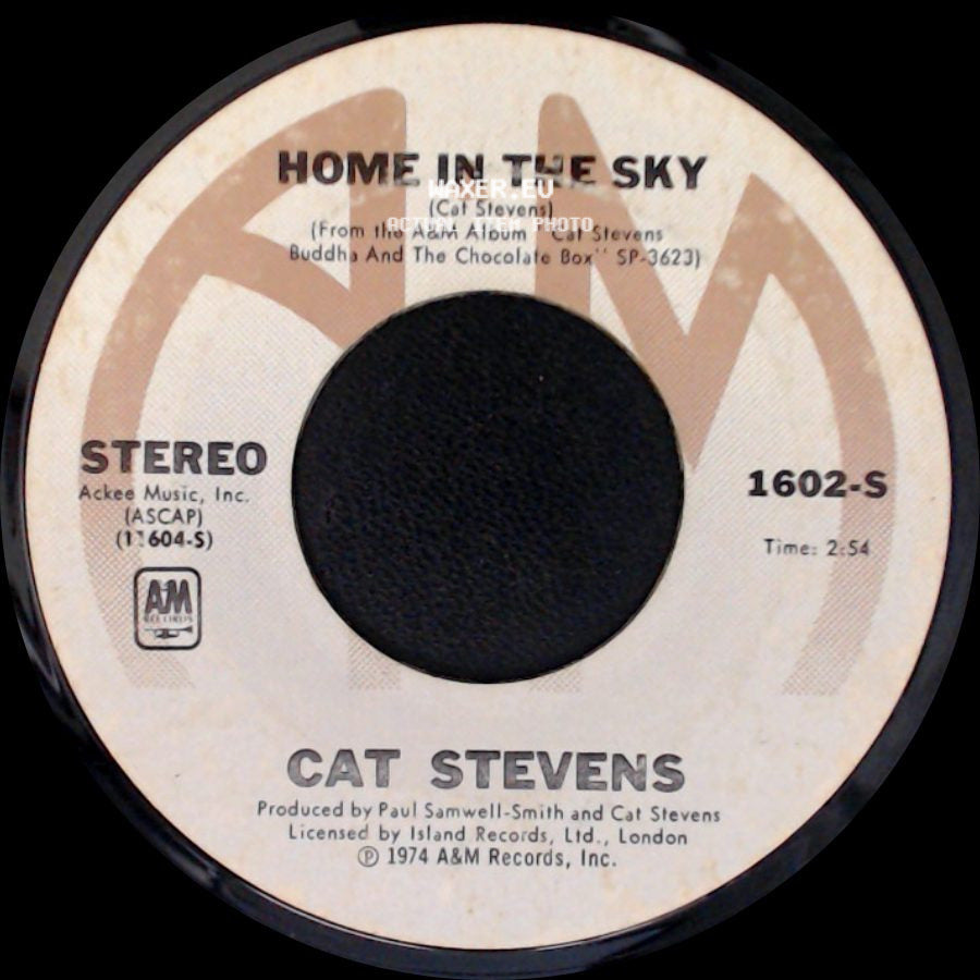 Cat Stevens - Another Saturday Night / Home In The Sky side B