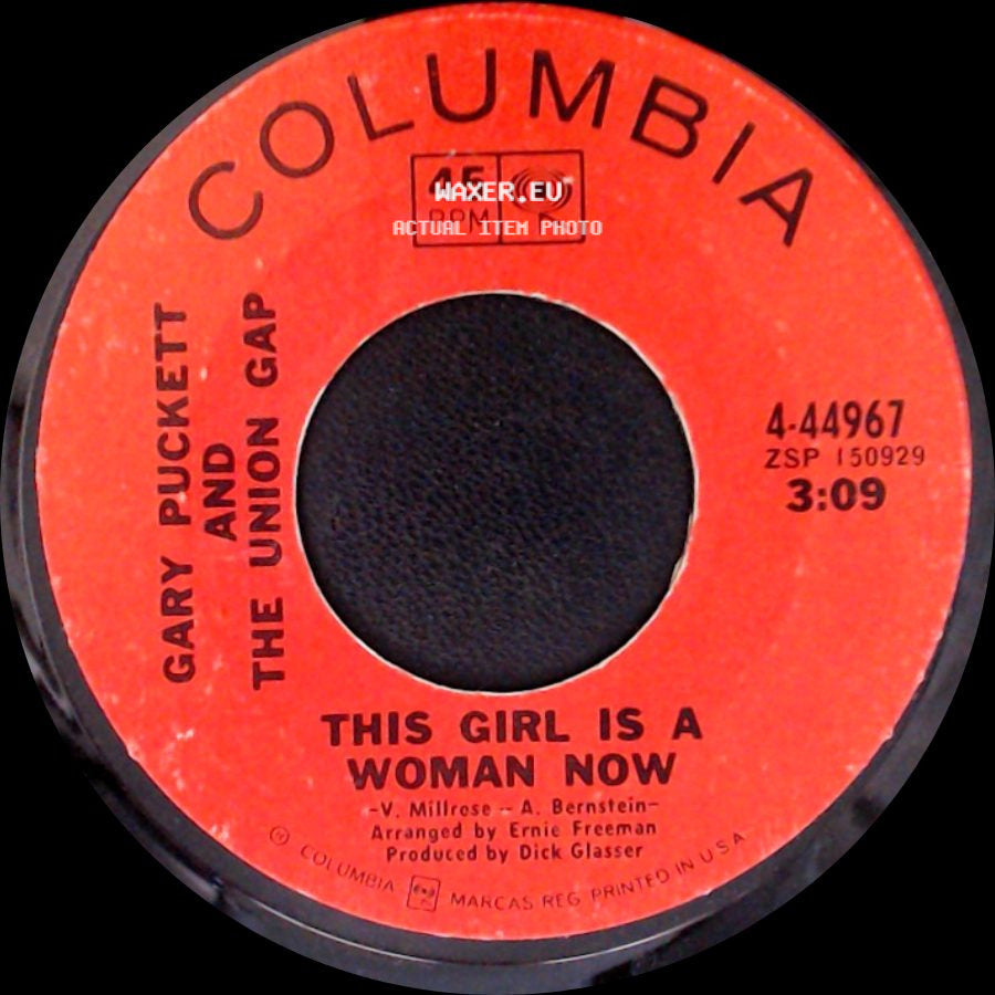 Gary Puckett And The Union Gap - This Girl Is A Woman Now / His Other Woman side A