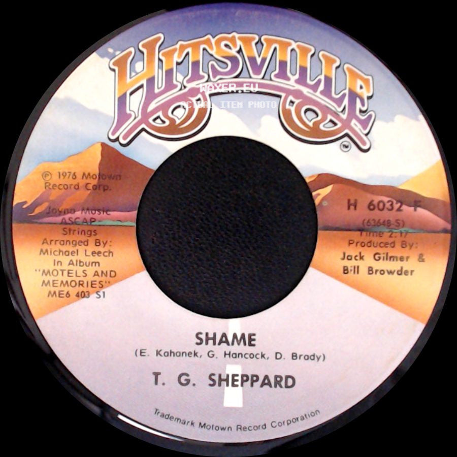 T. G. Sheppard - Solitary Man / Shame side B