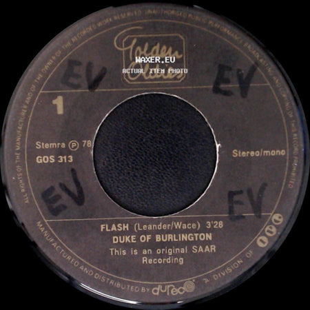 Duke Of Burlington - Flash / Devil's Trillo side A
