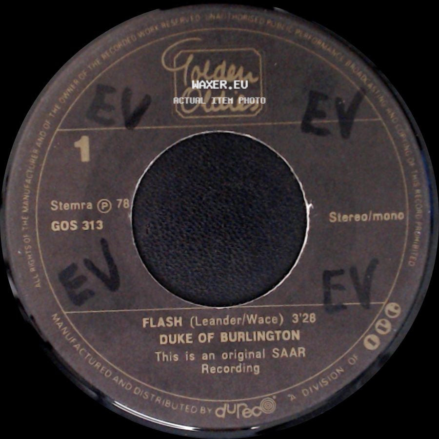 Duke Of Burlington - Flash / Devil's Trillo side A
