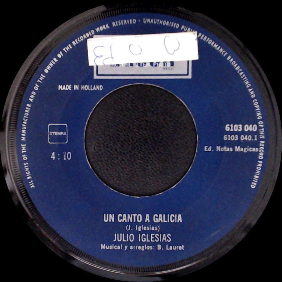 Julio Iglesias - Un Canto A Galicia / Como El Almo Al Camino side A