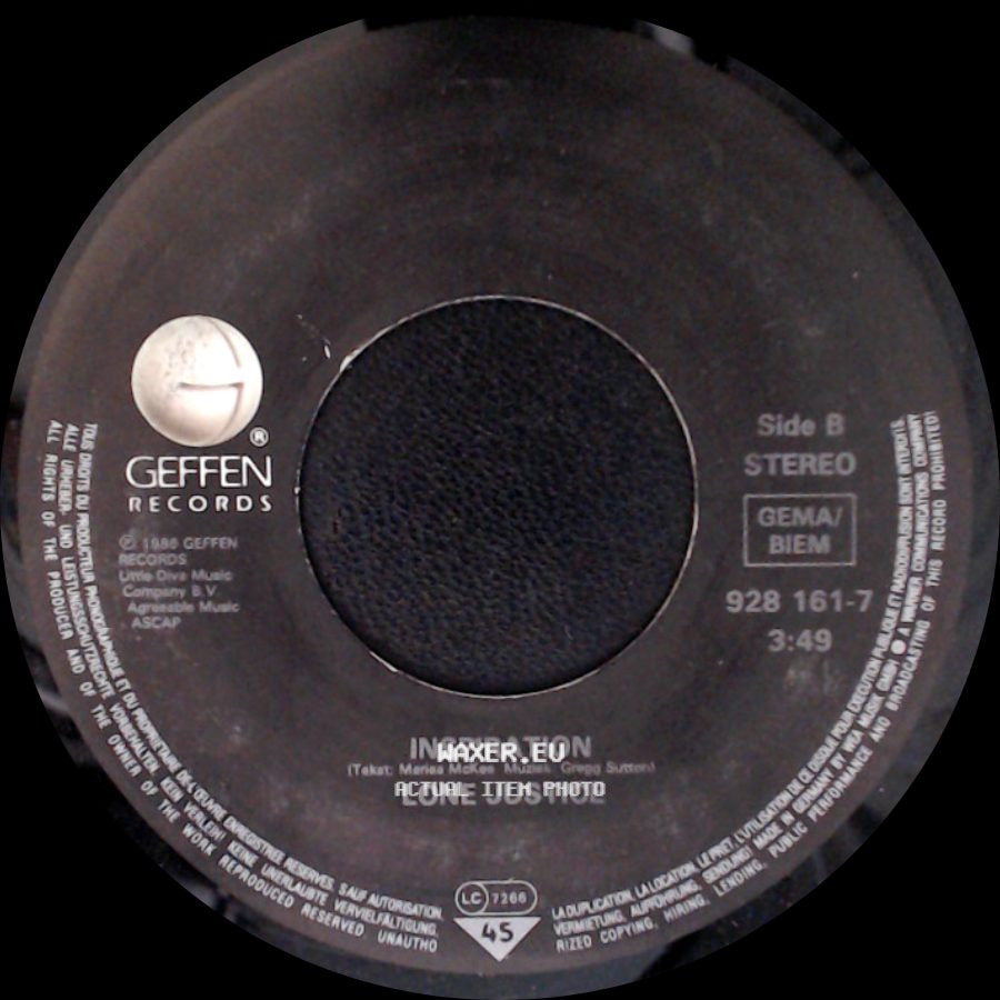 Lone Justice - Wheels / Inspiration side B