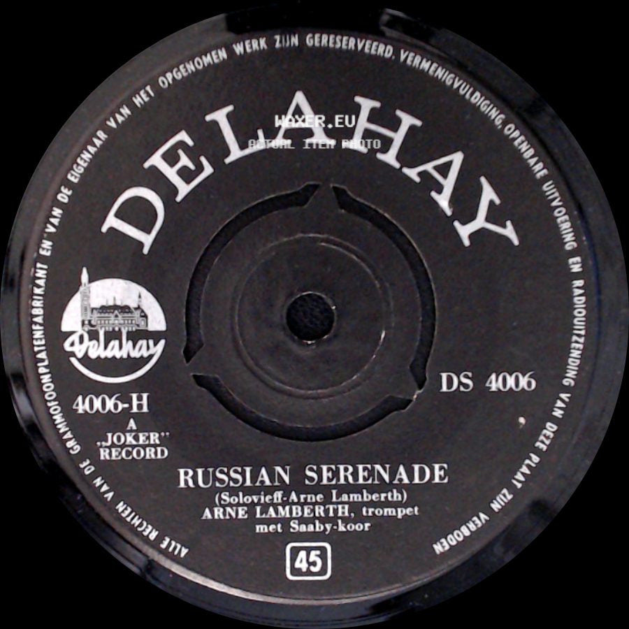 Arne Lamberth - Russian Serenade / Russian Folk Song side A