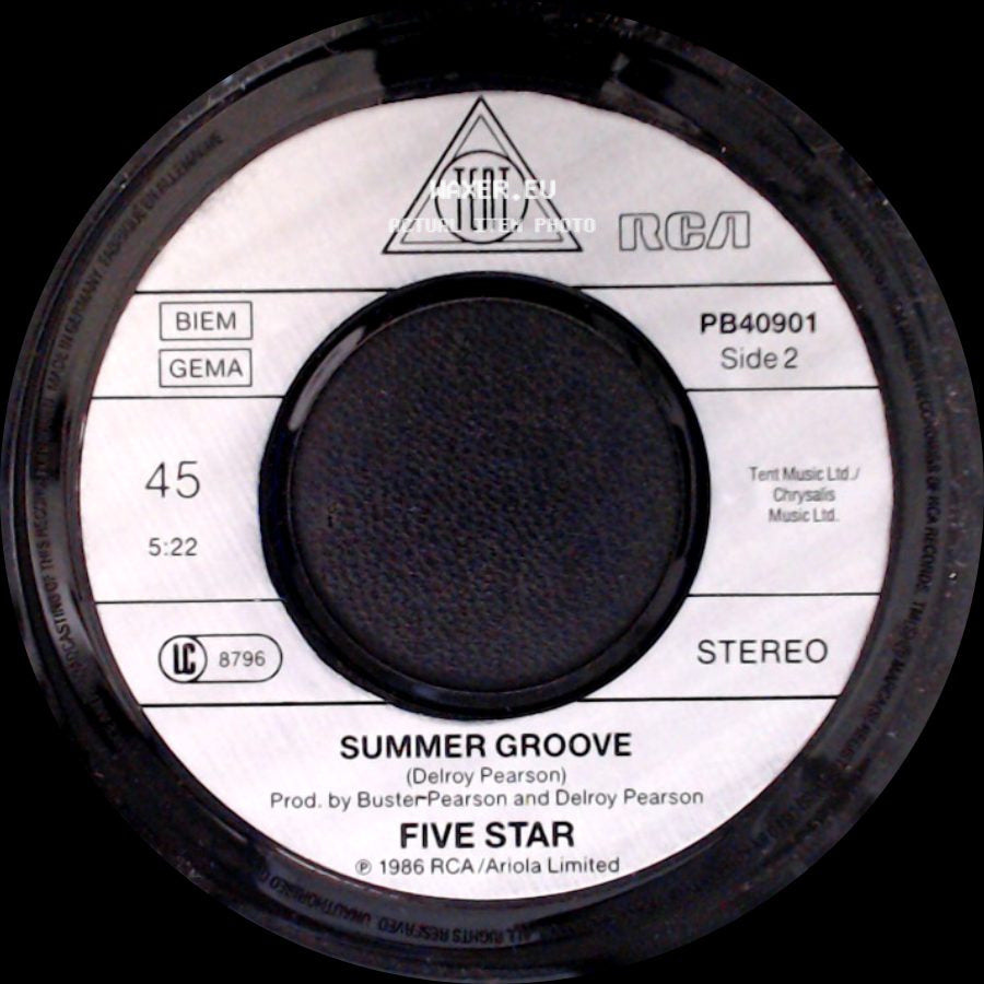 Five Star - Rain Or Shine / Summer Groove side B