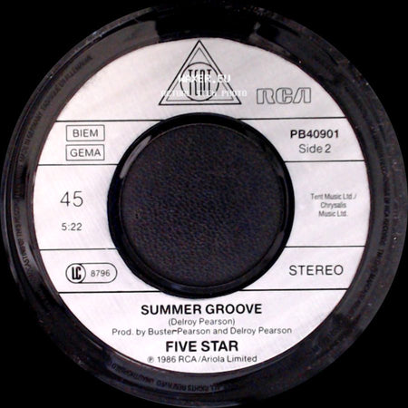 Five Star - Rain Or Shine / Summer Groove side B