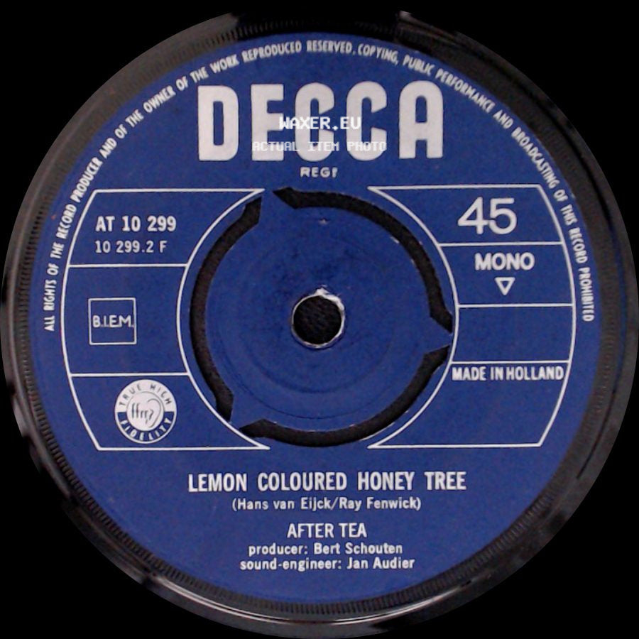 After Tea - We Will Be There After Tea / Lemon Coloured Honey Tree side B