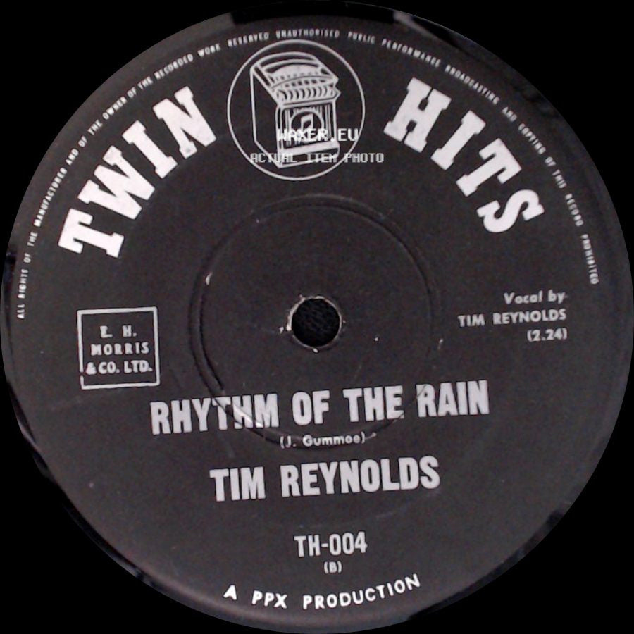 Tim Reynolds / Tim Reynolds And Jean Madison - Rhythm Of The Rain / Hey, Paula side A