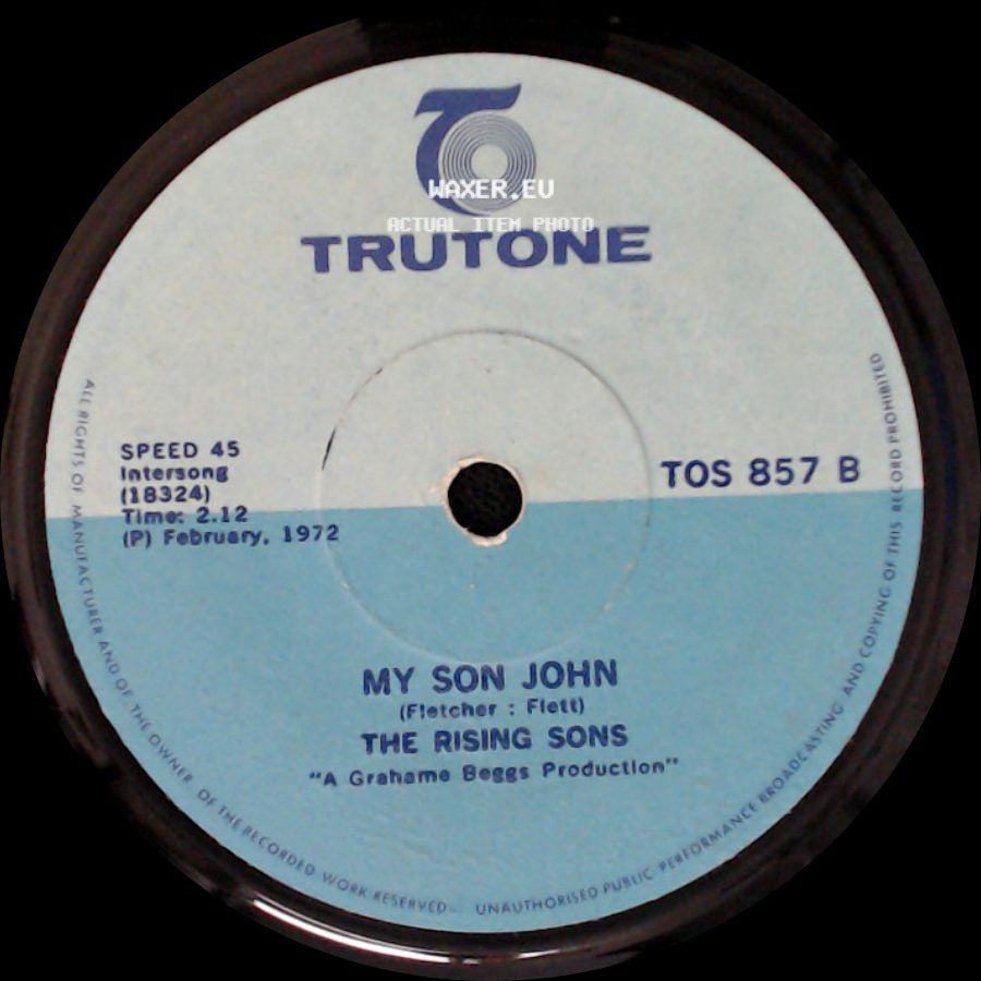 The Rising Sons - How Do You Do? / My Son John side B