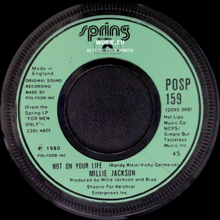 Millie Jackson - Not On Your Life / This Is It side A