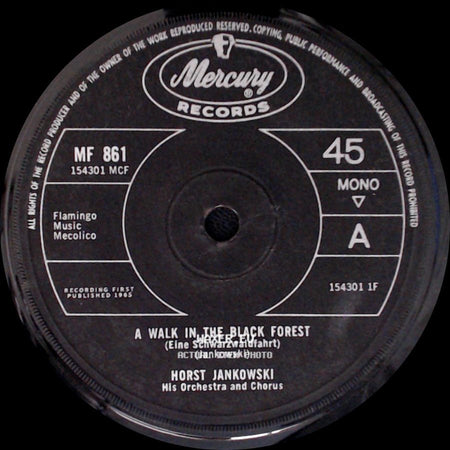Horst Jankowski His Orchestra And Chorus - A Walk In The Black Forest / Nola side A