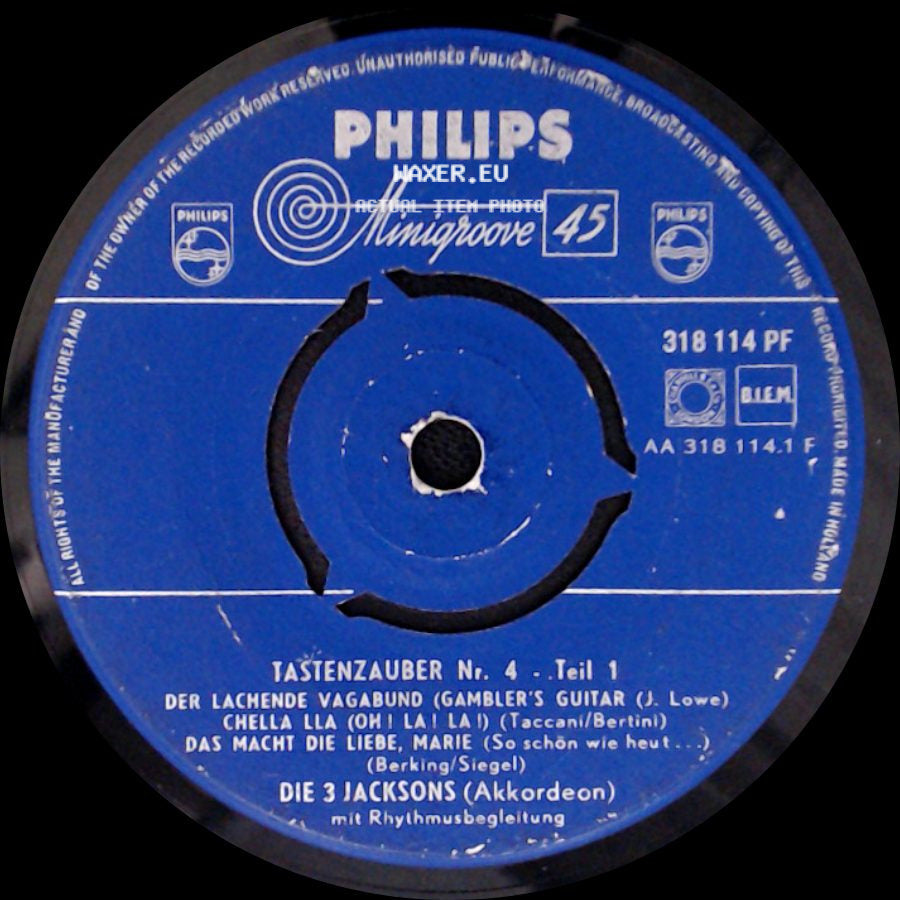 Die 3 Jacksons - Tastenzauber Nr. 4.. Teil 1 / Tastenzauber Nr. 4 - Teil 2 side A