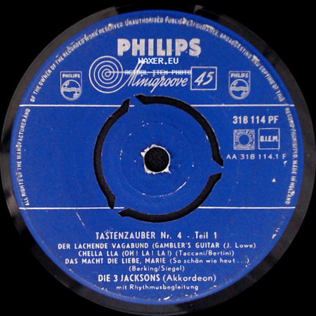 Die 3 Jacksons - Tastenzauber Nr. 4.. Teil 1 / Tastenzauber Nr. 4 - Teil 2 side A